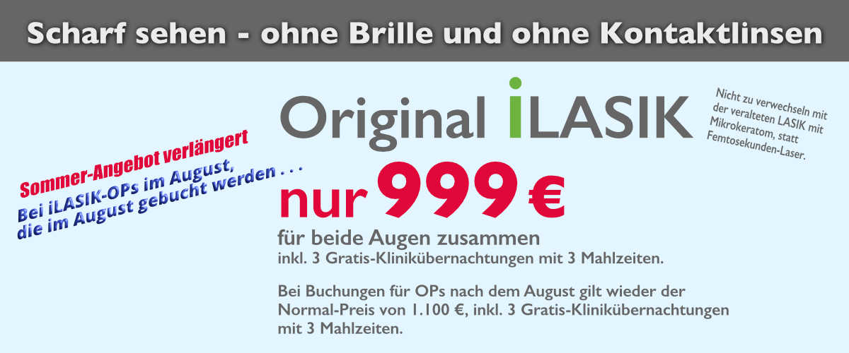 Augen lasern in der Lasik Augenklinik Istanbul Türkei